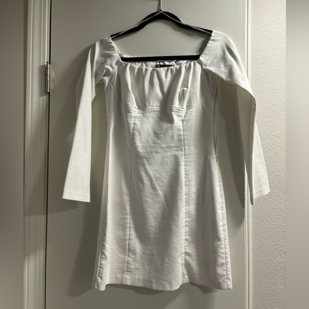 Zara white dress